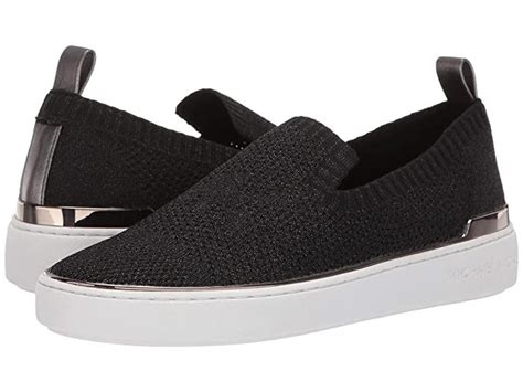 michael michael kors skyler slip-on sneakers gunmetal|Michael Michael Kors Skyler Slip.